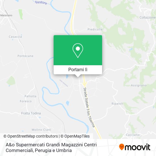 Mappa A&o Supermercati Grandi Magazzini Centri Commerciali