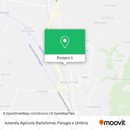 Mappa Azienda Agricola Bartolomei