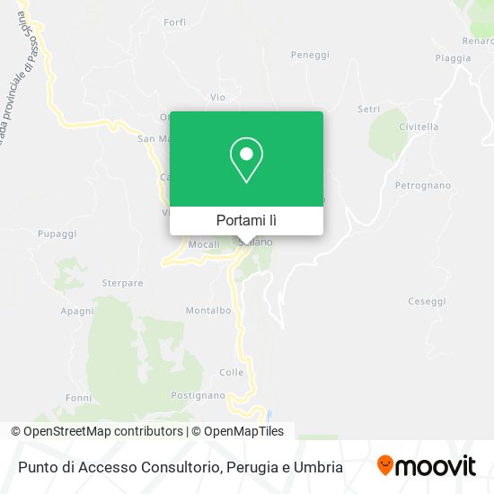 Mappa Punto di Accesso Consultorio
