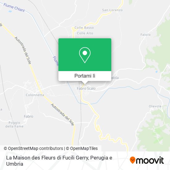 Mappa La Maison des Fleurs di Fucili Gerry