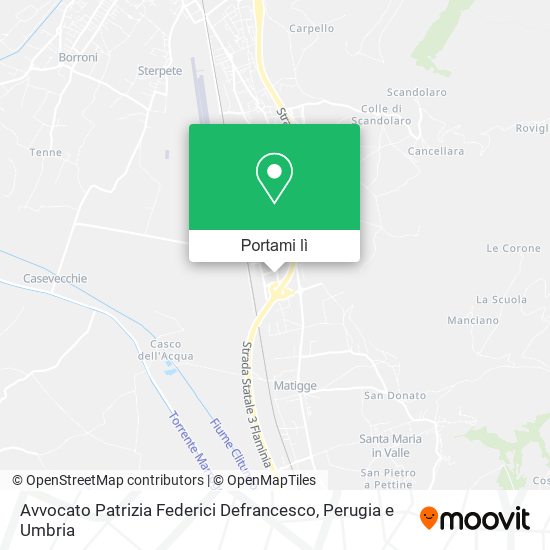 Mappa Avvocato Patrizia Federici Defrancesco