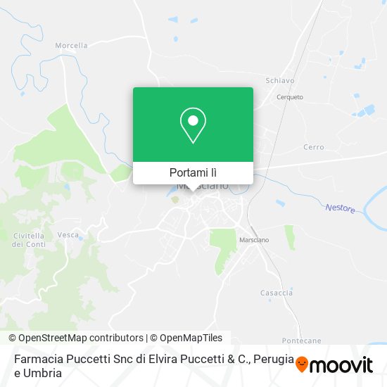 Mappa Farmacia Puccetti Snc di Elvira Puccetti & C.