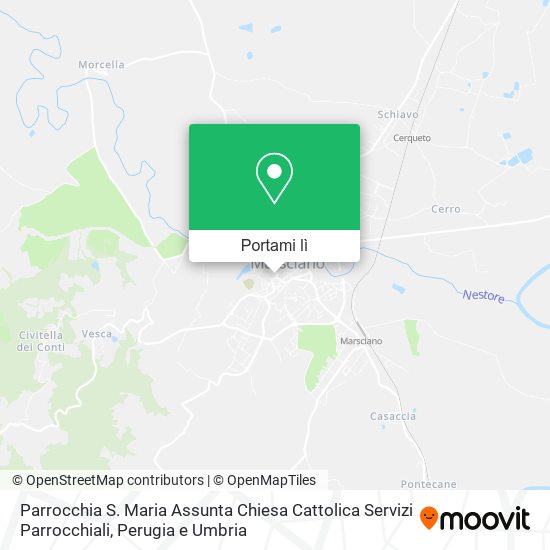 Mappa Parrocchia S. Maria Assunta Chiesa Cattolica Servizi Parrocchiali
