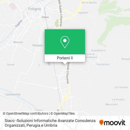 Mappa Siaco -Soluzioni Informatiche Avanzate Consulenza Organizzati