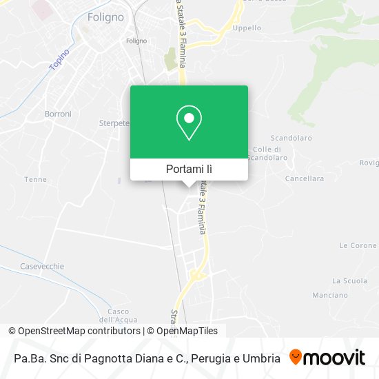 Mappa Pa.Ba. Snc di Pagnotta Diana e C.
