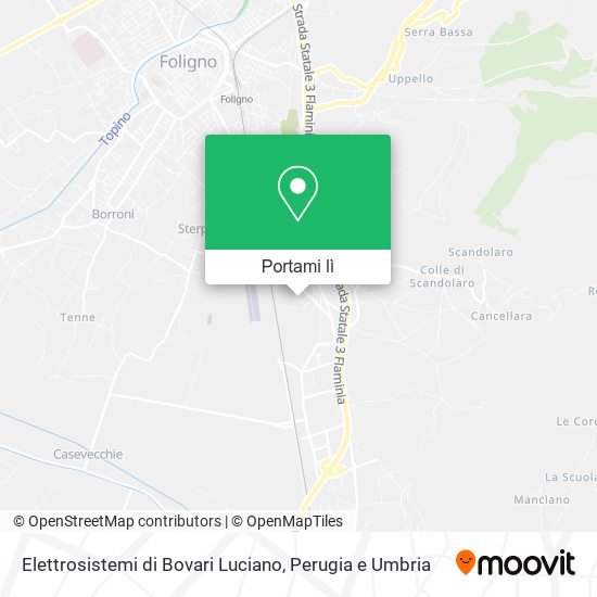 Mappa Elettrosistemi di Bovari Luciano