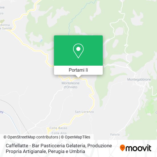 Mappa Caffellatte - Bar Pasticceria Gelateria, Produzione Propria Artigianale