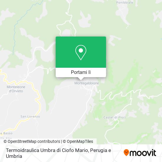 Mappa Termoidraulica Umbra di Ciofo Mario
