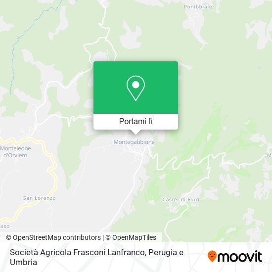 Mappa Società Agricola Frasconi Lanfranco