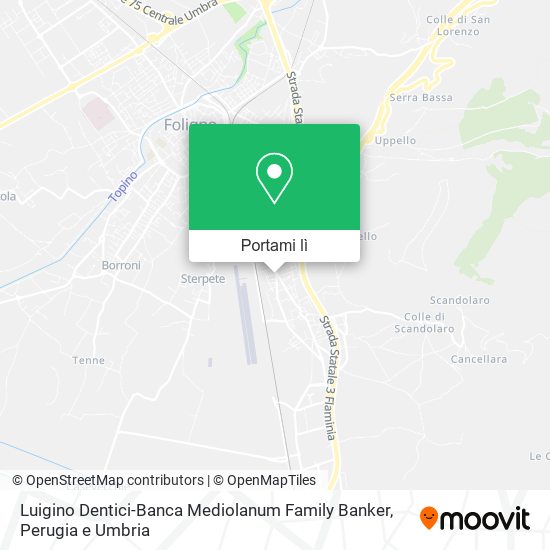 Mappa Luigino Dentici-Banca Mediolanum Family Banker