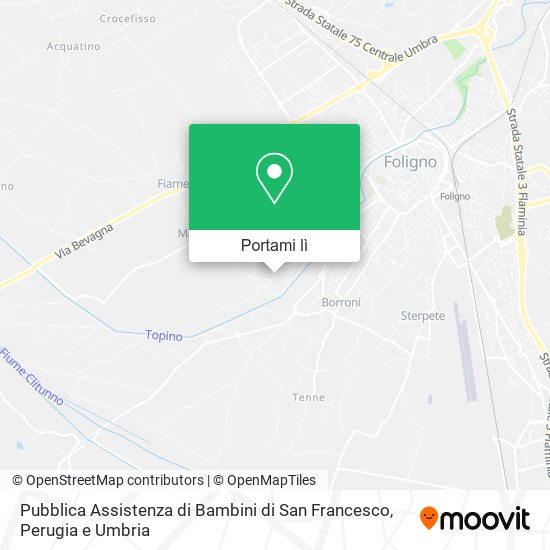 Mappa Pubblica Assistenza di Bambini di San Francesco