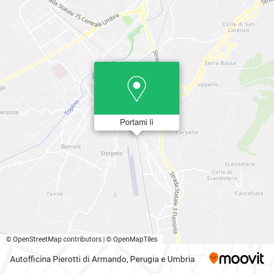 Mappa Autofficina Pierotti di Armando