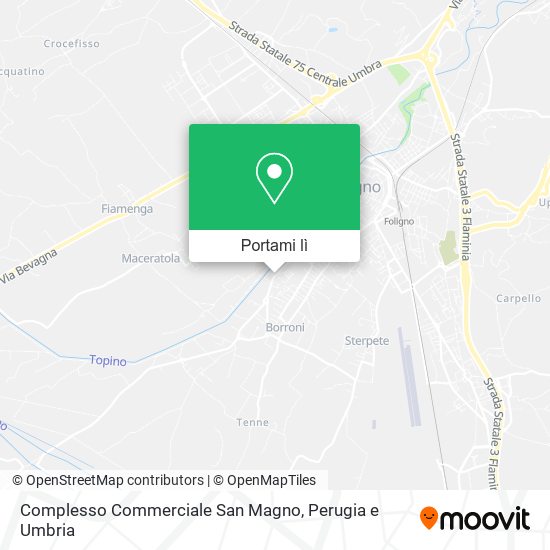 Mappa Complesso Commerciale San Magno
