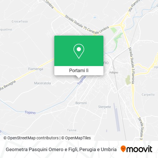 Mappa Geometra Pasquini Omero e Figli
