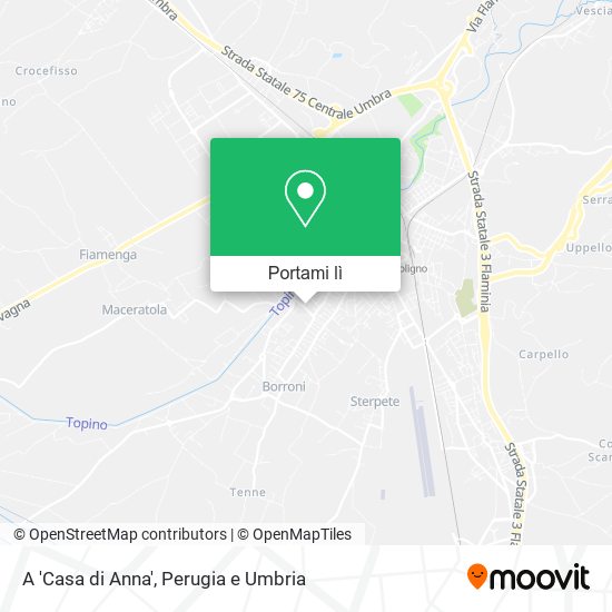 Mappa A 'Casa di Anna'