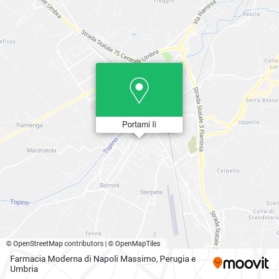 Mappa Farmacia Moderna di Napoli Massimo