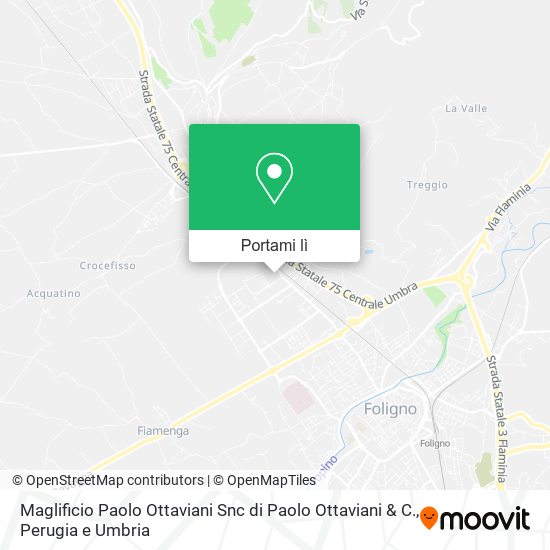 Mappa Maglificio Paolo Ottaviani Snc di Paolo Ottaviani & C.