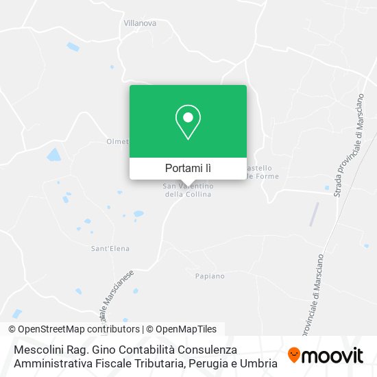 Mappa Mescolini Rag. Gino Contabilità Consulenza Amministrativa Fiscale Tributaria