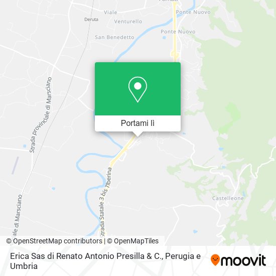 Mappa Erica Sas di Renato Antonio Presilla & C.