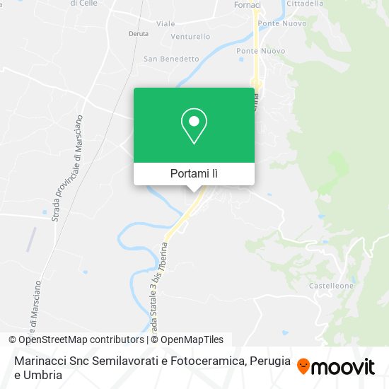 Mappa Marinacci Snc Semilavorati e Fotoceramica