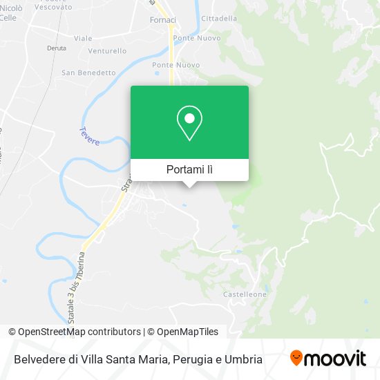Mappa Belvedere di Villa Santa Maria