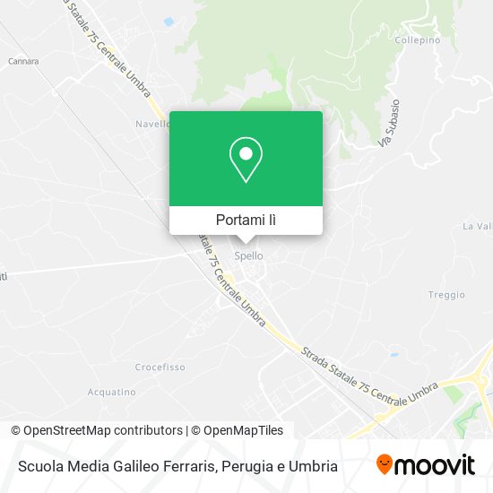 Mappa Scuola Media Galileo Ferraris