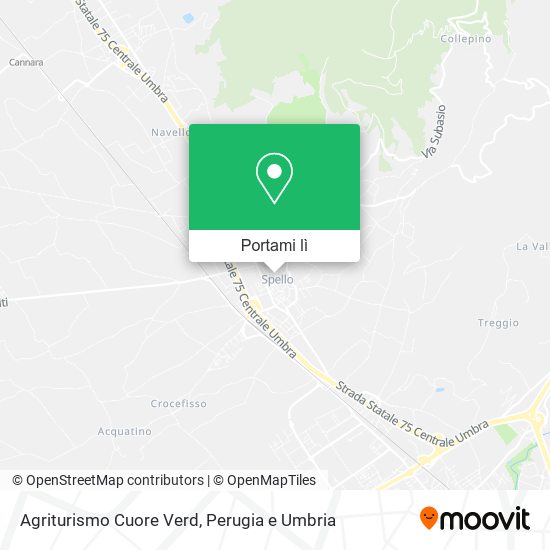 Mappa Agriturismo Cuore Verd