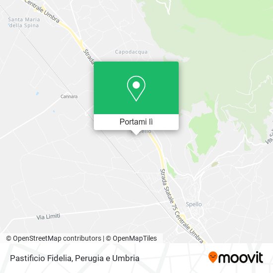 Mappa Pastificio Fidelia