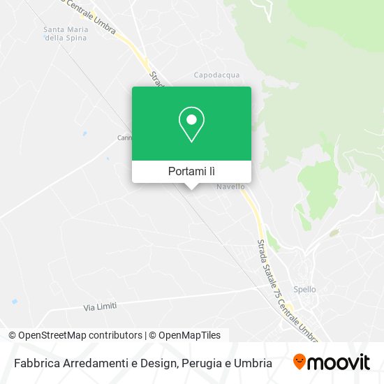 Mappa Fabbrica Arredamenti e Design
