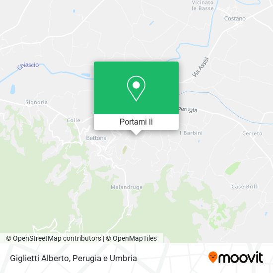 Mappa Giglietti Alberto