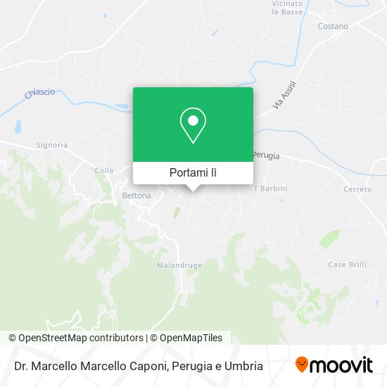 Mappa Dr. Marcello Marcello Caponi