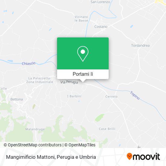 Mappa Mangimificio Mattoni