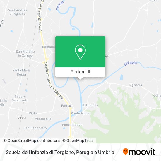 Mappa Scuola dell'Infanzia di Torgiano