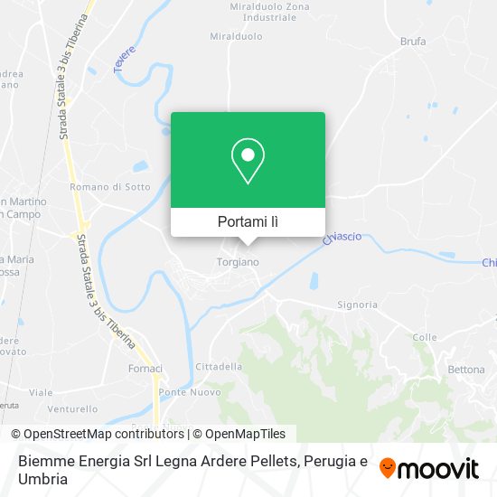 Mappa Biemme Energia Srl Legna Ardere Pellets