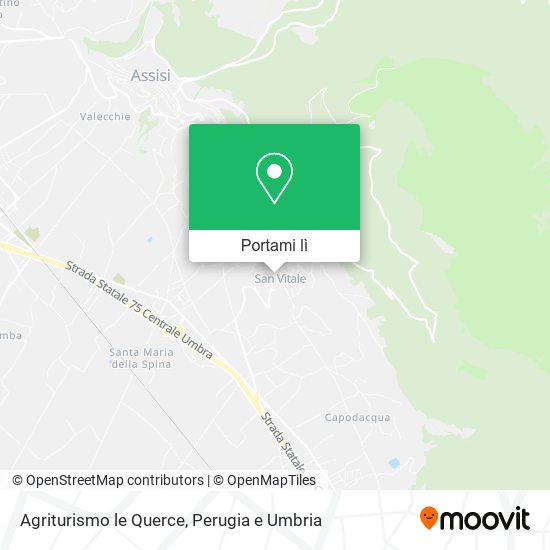 Mappa Agriturismo le Querce