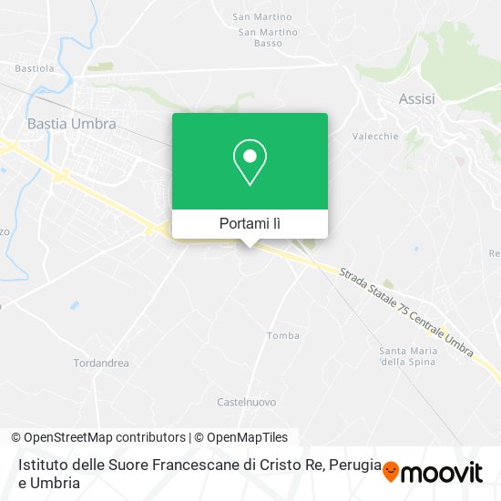 Mappa Istituto delle Suore Francescane di Cristo Re