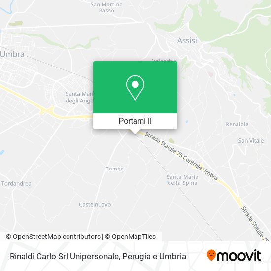 Mappa Rinaldi Carlo Srl Unipersonale