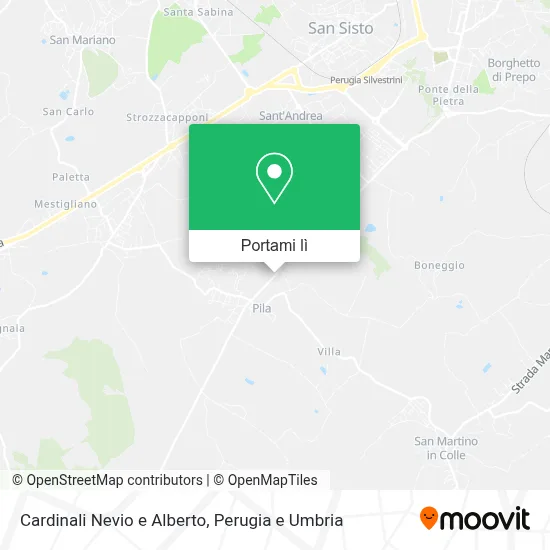 Mappa Cardinali Nevio e Alberto