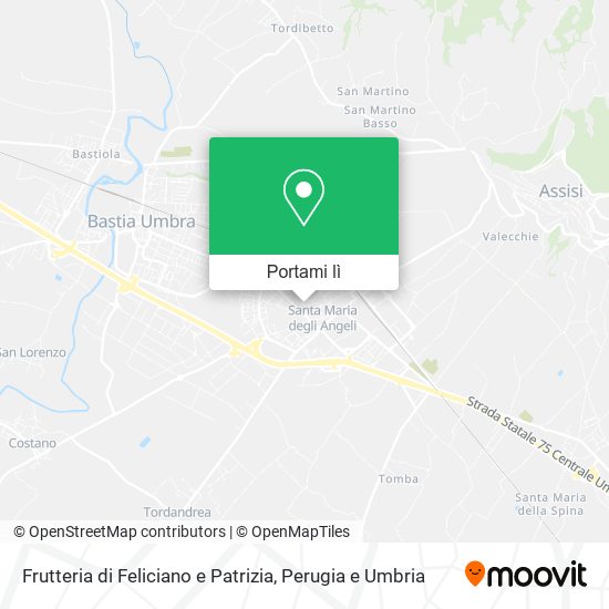 Mappa Frutteria di Feliciano e Patrizia