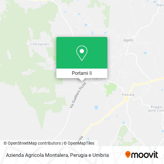 Mappa Azienda Agricola Montalera