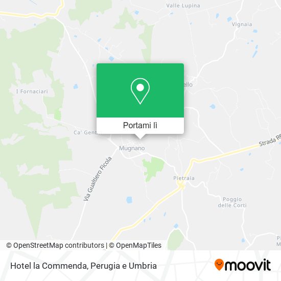 Mappa Hotel la Commenda