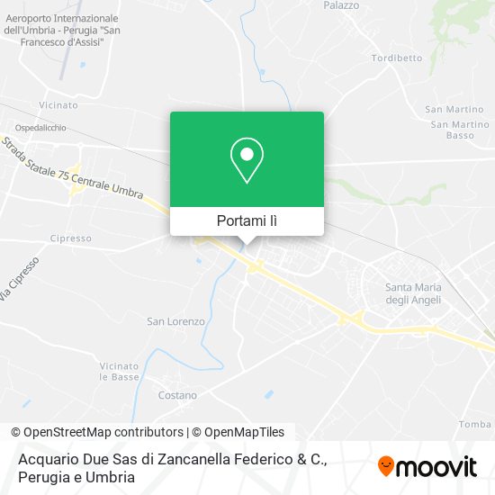 Mappa Acquario Due Sas di Zancanella Federico & C.