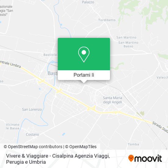 Mappa Vivere & Viaggiare - Cisalpina Agenzia Viaggi
