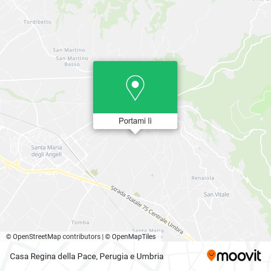 Mappa Casa Regina della Pace