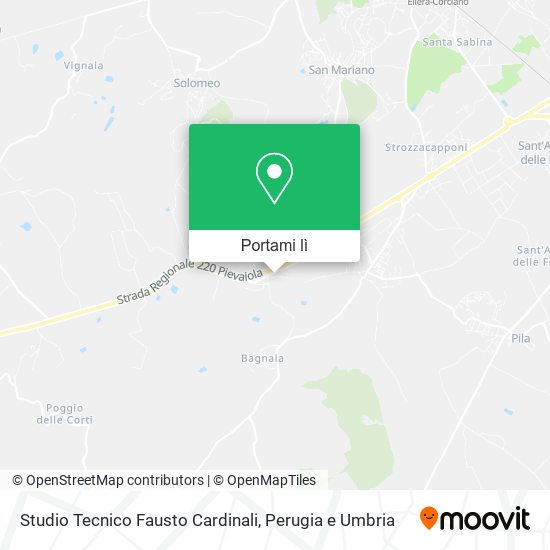 Mappa Studio Tecnico Fausto Cardinali