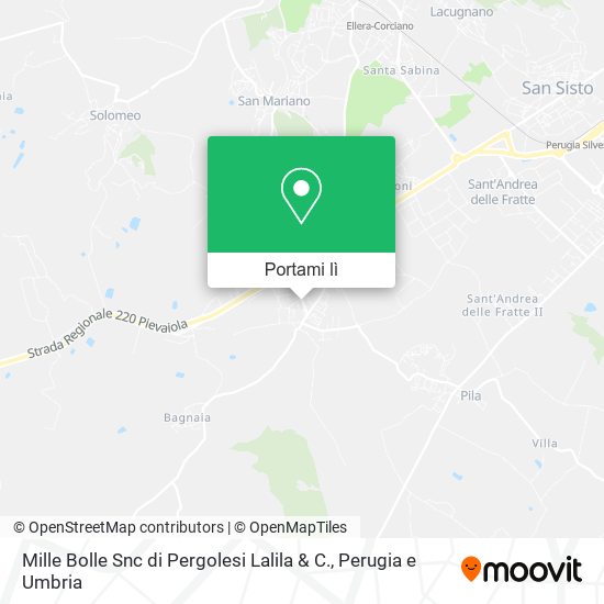 Mappa Mille Bolle Snc di Pergolesi Lalila & C.