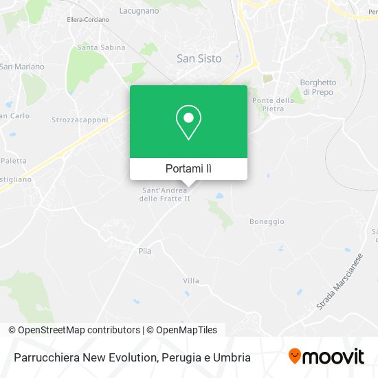Mappa Parrucchiera New Evolution