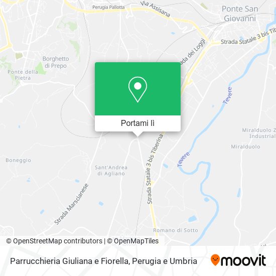 Mappa Parrucchieria Giuliana e Fiorella