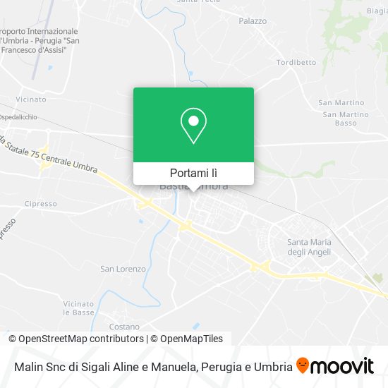 Mappa Malin Snc di Sigali Aline e Manuela
