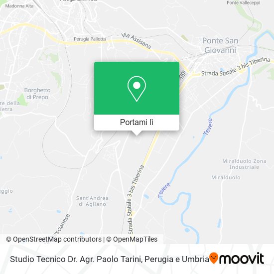 Mappa Studio Tecnico Dr. Agr. Paolo Tarini